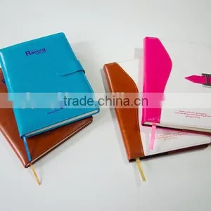 Cutom Made Business PU Hardcover Leather Notebook thumbnail-3