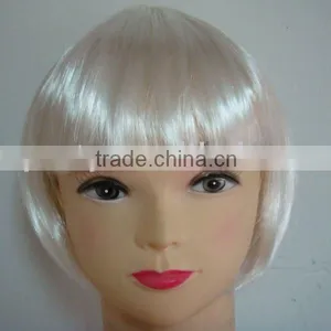 White Lady Party Wig thumbnail-1