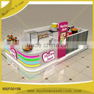 Best Selling Custom Made Frozen Yogurt Kiosk/ice Cream Kiosk/bubble Tea Kiosk thumbnail-1