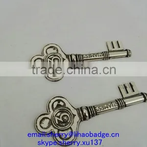 Souvenir Metal Antique Color Key,zinc Alloy Die Casting Key Shape Tag thumbnail-1