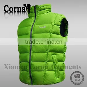 Winter Outdoor Sport Fashional Color Sleeveless Men Down Feather Plus Size Waistcoat thumbnail-3