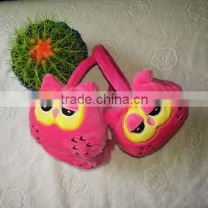 Owl Pattern Cony Lining Kids Earmuffs thumbnail-5