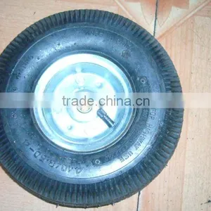 3.00-8 Wheel / 3.00-8 Rubber Wheel With Red Rim and 13x3 Wheel thumbnail-3