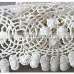Newest Design 6.5cm Width Cotton Indian Saree Border Lace Trim Wholesale thumbnail-5