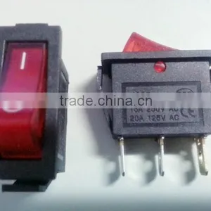 Rectangular Solid Botton Thermostat Switch 16A 250V Oven Dump Switch With CE thumbnail-1