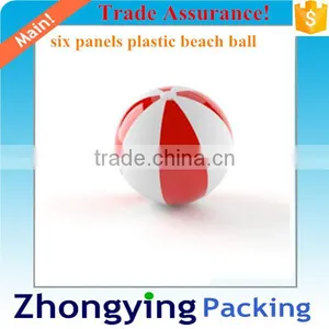 Colourful Plastic Beach Inflatable Ball With Six Panels thumbnail-1