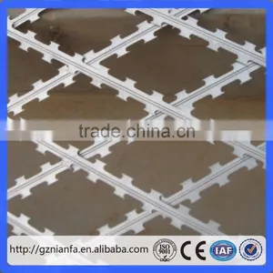 Diamond Hole Pvc Concertina Razor Wire/Square Hole Razor Barbed Wire(Guangzhou Factory) thumbnail-4