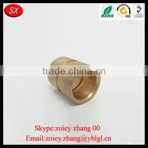 China Manufacture CNC Turned Small Tolerance Brass Sleeve Bushing thumbnail-6