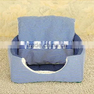 Double-use Soft Cozy Dog Bed Fabric Dog House thumbnail-3