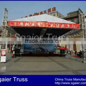 Live Concert Aluminum Pitched Roof Truss Design thumbnail-6