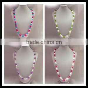2013 Blue Teething Kids Bubble Necklace thumbnail-1