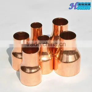 Red Copper Reducing Coupling for Air Conditioning System thumbnail-1