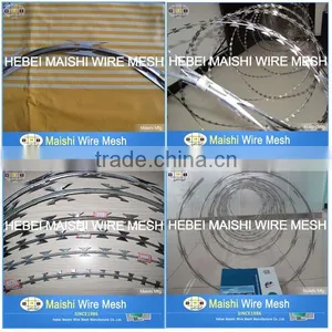 Real Manufacture Ultra Fine Razor Barbed Wire Mesh thumbnail-1
