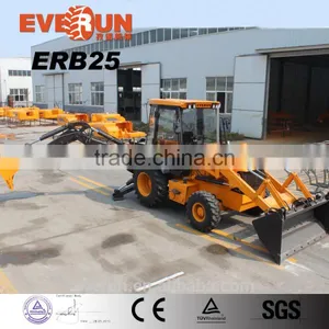 EVERUN Backhoe Loader 8ton 7ton 6ton, 4x4 Carraro Transmission, 1.15m3 thumbnail-3