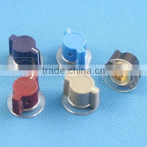 Blue Marconi Style Neve Knobs Replicas 6.0/6.35mm Set Screw Rotary Switch Knob, Skirted thumbnail-2