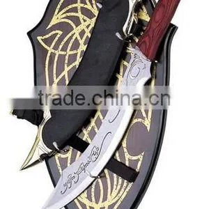 47.5" Overall, Roman Sword, Cast Aluminum Handle, With Wooden Plaque thumbnail-5