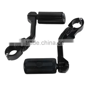 Engine Guard 1.25" Highway Foot Pegs Footpeg For Universal Motocycle New thumbnail-2