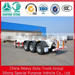 High Quality 3 Axle 40FT Container Carrier Chassis Trailer for Sale thumbnail-1