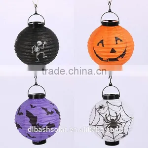 Halloween Hanging Lanterns of Pumpkin Lantern Paper Electric Lanterns thumbnail-1