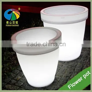 Aibaba Com New Large Tree Pots Large Indoor Sculptures Sphere Lights Led Flower Pot for Garden Decor thumbnail-5
