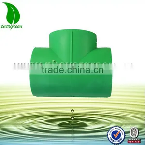 China Supplier PPR Pipe Fittings Equal Tee thumbnail-1