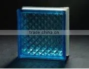 Blue Lattice Glass Block With CE & ISO9001 thumbnail-1