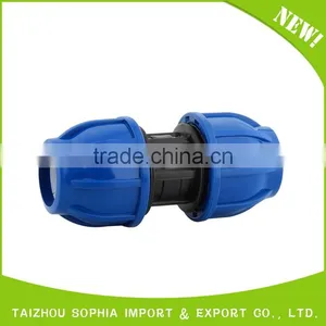 Water Irrigation Fittings PP Compression Quick Female Female Coupling thumbnail-3