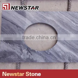 Grey Color Marble Prefab Countertops Slab thumbnail-1