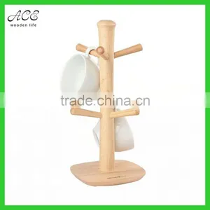 Wooden Mug Tree for up to 6 Mugs thumbnail-1