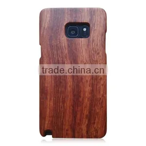 Hot Selling Natural Real Two Part Rose Wood Phone Cases for Samsung Note7 thumbnail-1
