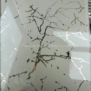 Чистое и окрашенное стекло, обработанное кислотой, матовое стекло, пескоструйно обработанное стекло для ванной комнаты thumbnail-4
