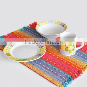 3pcs Ceramic Dinnerware Set With Decal thumbnail-1