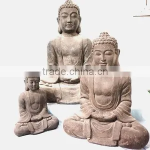 Home or Garden Fiberglass Buddha Statue thumbnail-1
