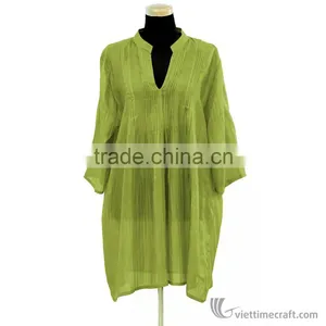 High Quality Silk Dress With Various Colors and Sizes for Women. 100% Handmade in Vietnam thumbnail-5