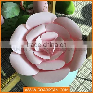 Shopping Mall Artificial Decorative White PVC Flower thumbnail-5