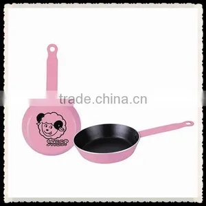 Factory Wholesale Mini Pink Korean Wok Pan thumbnail-1
