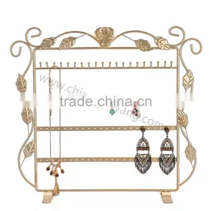 Metal Jewelry Display Stand Flower Earrings and Necklace Display thumbnail-2