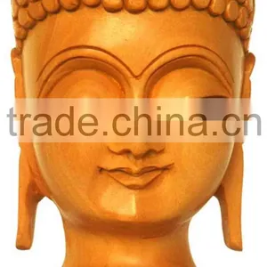 Wooden Buddha Statues/Wood Carving Figures/Art Sculpture-AX thumbnail-1