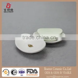 Beatrot Ceramic InterDesign Ceramic Bathroom Vanity Soap Dish, Matte thumbnail-1