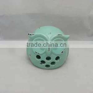Ceramic Owl Shaped Lanterns thumbnail-1