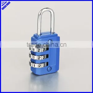 Nice Color Cute 3 Digit Combination Small Padlock thumbnail-1