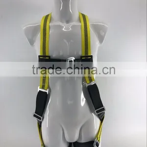 Yellow Cheap Full Body Harness With Lanyard thumbnail-1