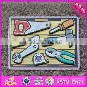 2016 New Design Educational Identify Toy Wooden Shape Puzzles for Toddlers W14D016 thumbnail-3