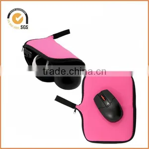 Hot Pink Color A3 Neoprene Soft Magic Laptop Mouse Bags Multi-functional Digital Bag Waterproof Speed Mouse Pad thumbnail-1