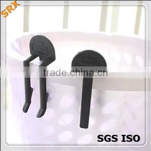 DIY Utility 2Pcs Garbage Can Waste Bin Trash Can Bag Clip Holder thumbnail-1