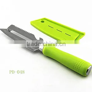 Multi Purpose Stainless Steel Vegetable Peeler With Cover PD-048 thumbnail-2