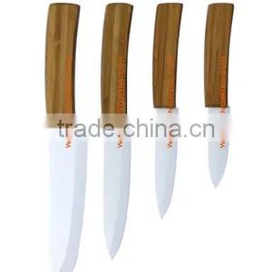 A3208 Hot Sale Ceramic Blade Knife Knives Set With Bamboo Handle thumbnail-6