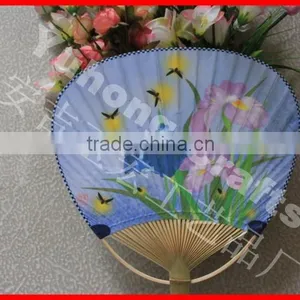 2014 Hot Custom Logo Promotion Branded Paper Fan thumbnail-2