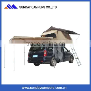 Wholesaletents Camping Outdoor Waterproof Tent Camping Roof Top Car Roof Tent Awning thumbnail-1