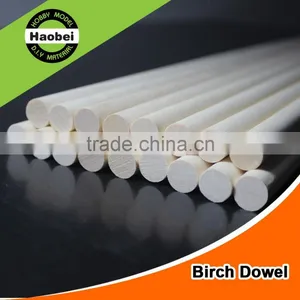 Birch Round Wooden Sticks for Models thumbnail-1